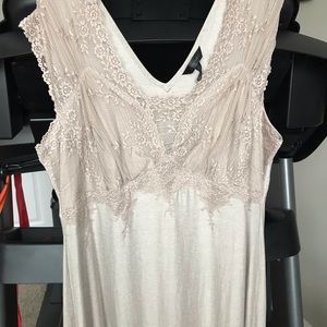Soma, long lacy sexy night gown